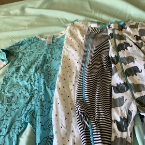 Baby boy footed pajama Bundle (NWT)